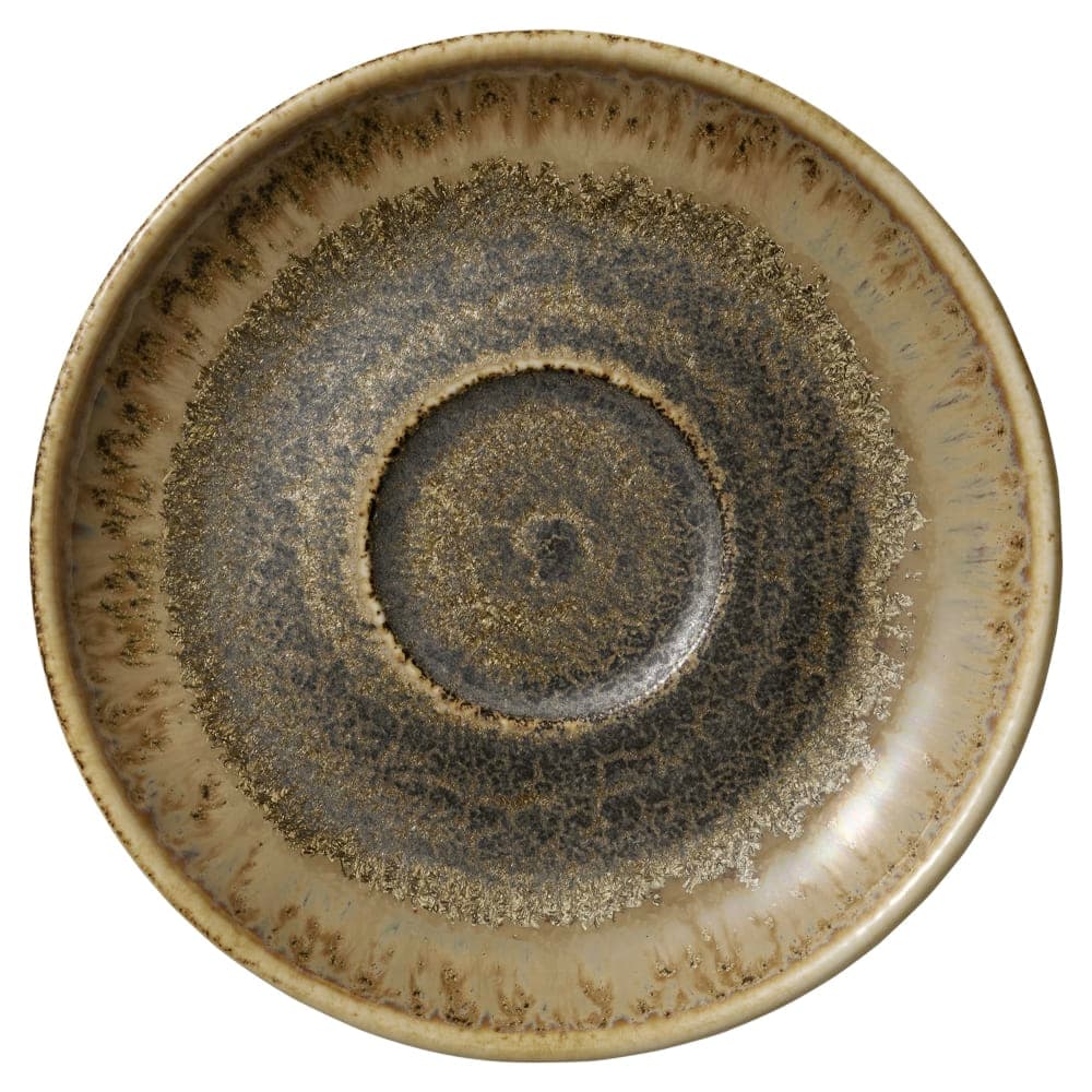 Libbey 801692141000102 5 1/2" Round Perfect Match Saucer - Porcelain, Cumin
