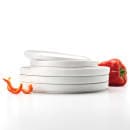 Libbey 840-330-007 7 3/4" Round Porcelana™ Plate - Porcelain, Bright White thumbnail 3