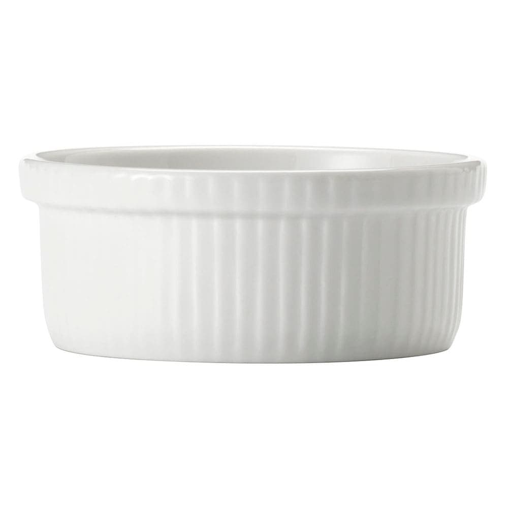 Libbey 840-901-101 10 oz Porcelana Souffle Dish - Porcelain, Bright White