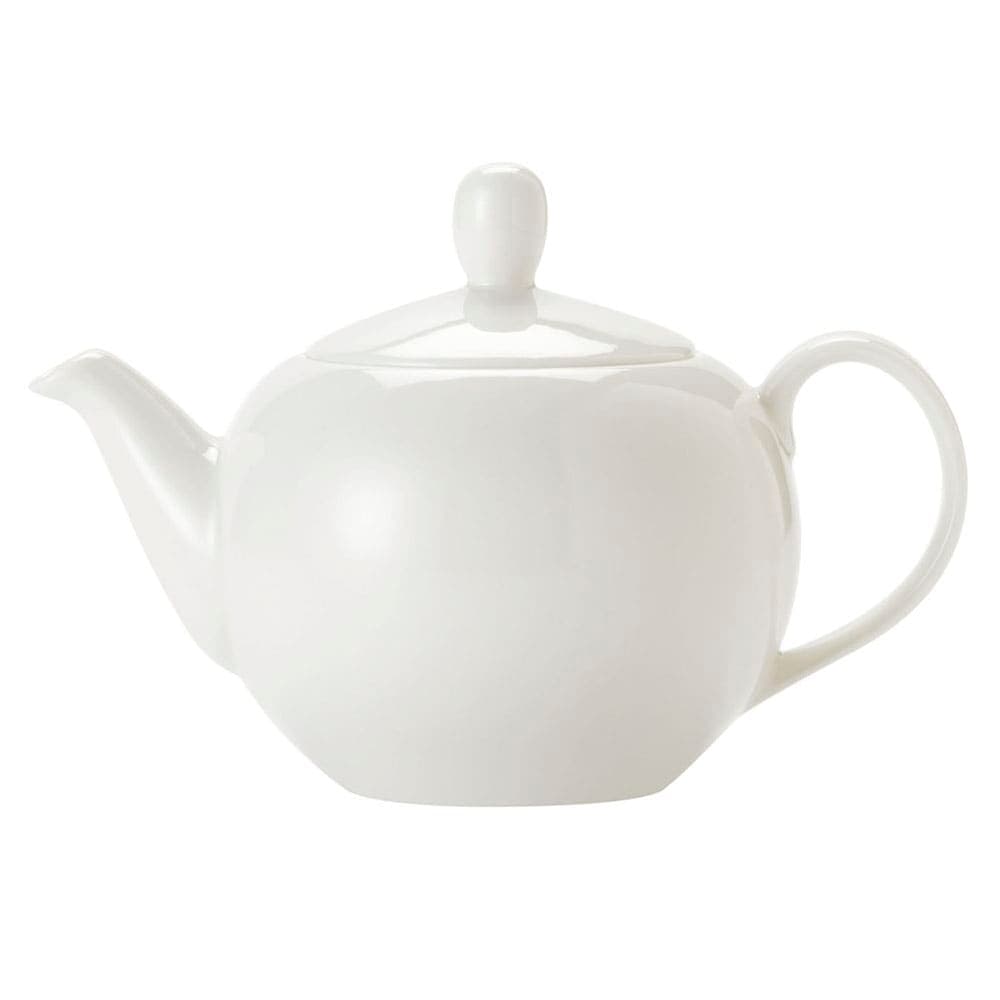 Libbey 840-901-152 15 1/4 oz Porcelana Teapot - Porcelain, Bright White