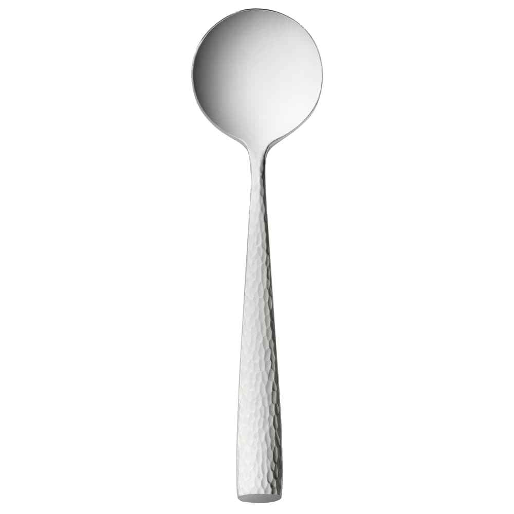 Libbey 931 016 6 5/8" Bouillon Spoon with 18/8 Stainless Grade, Chivalry Pattern