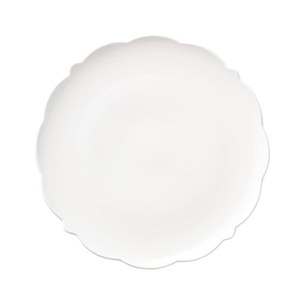 Libbey 977709634 6 3/4" Round Astor Footed Plate - Porcelain, White