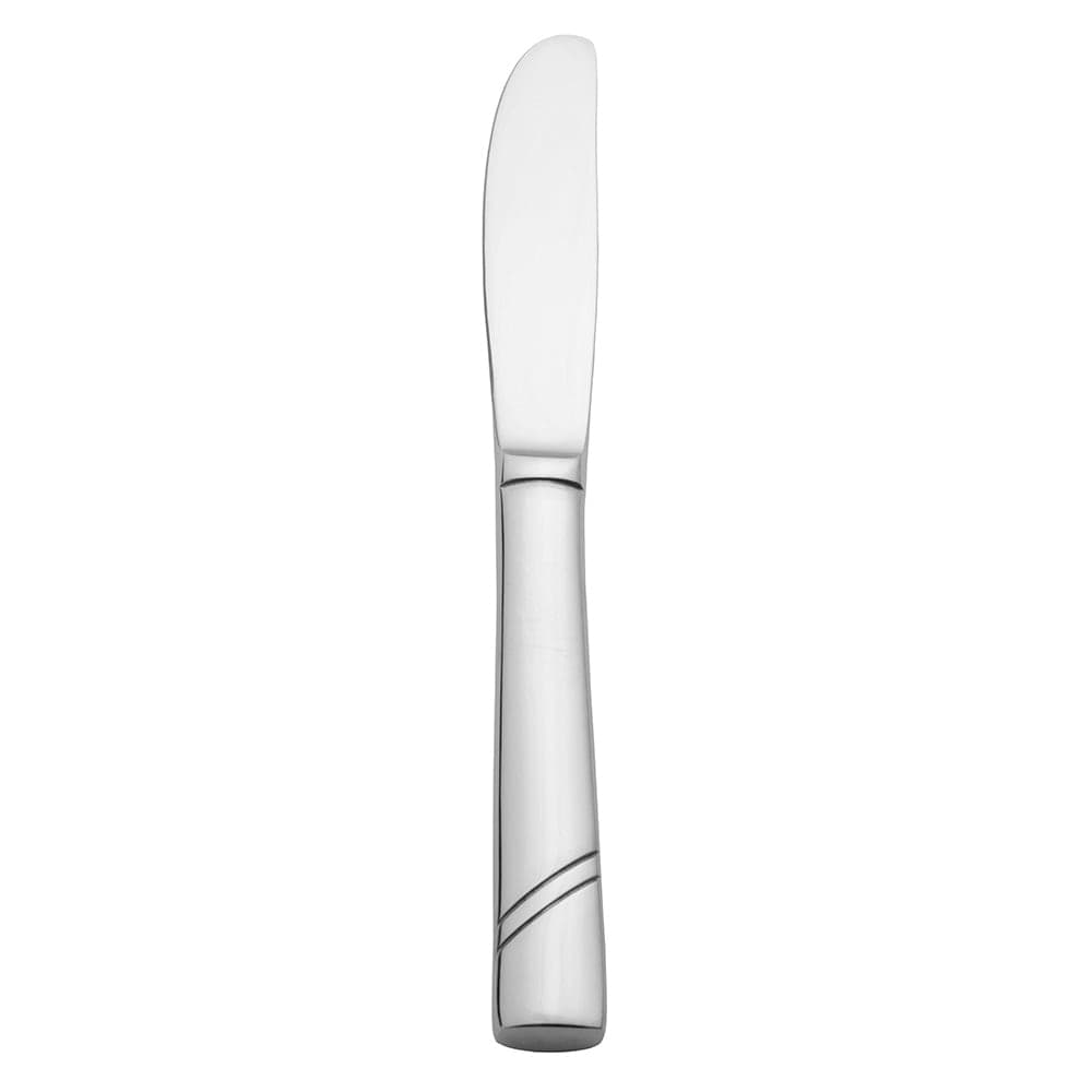 Libbey 988 554 7 1/4" Butter Knife with 18/8 Stainless Grade, Zephyr Pattern