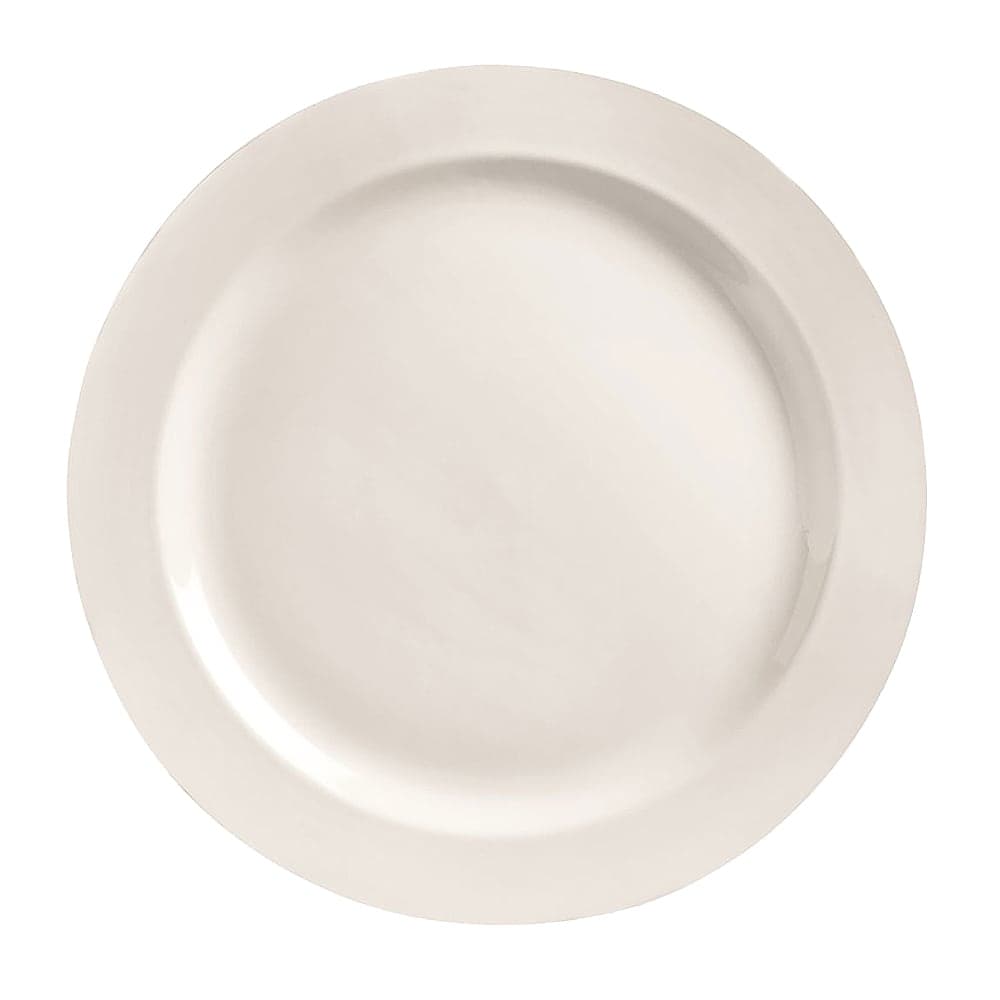 Libbey BW-1111 7" Round Porcelain Plate, Basics Collection