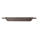 Libbey CBC-002 11 oz Coos Bay Oval Tray with Handles - Ceramic, Chili thumbnail 2