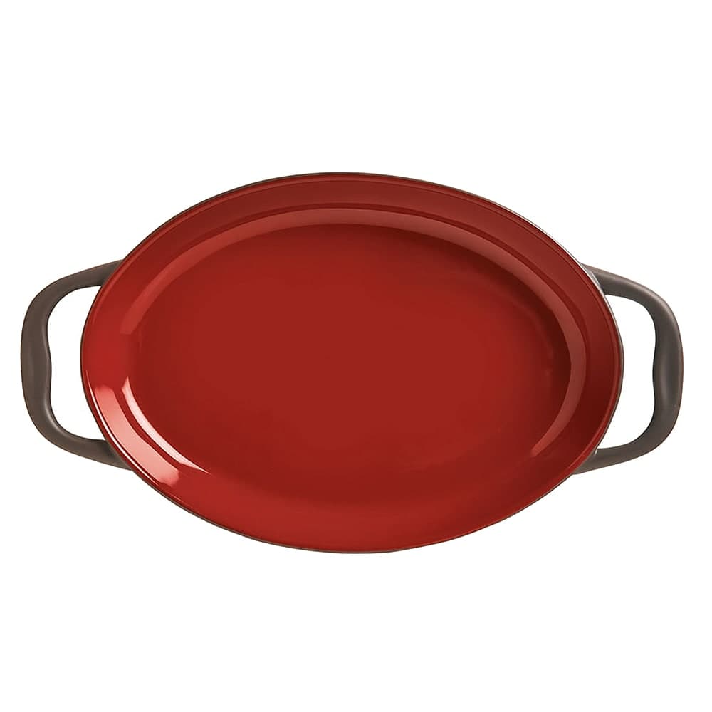 Libbey CBC-003 17 oz Coos Bay Oval Tray with Handles - Ceramic, Chili