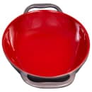 Libbey CBC-004 32 oz Coos Bay Oval Tray w/ Handles - Ceramic, Chili thumbnail 4