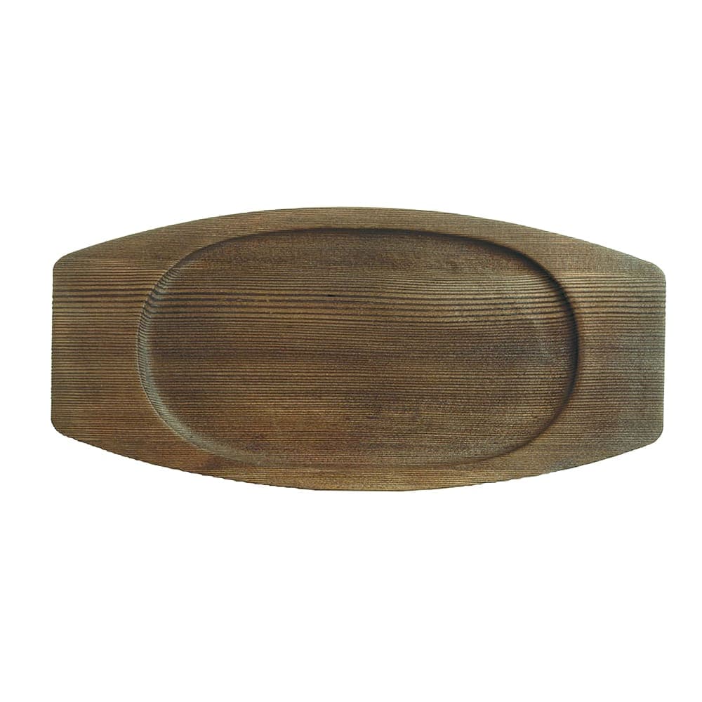 Libbey CIS-18TR 12 1/4" Oval Trivet, Wood