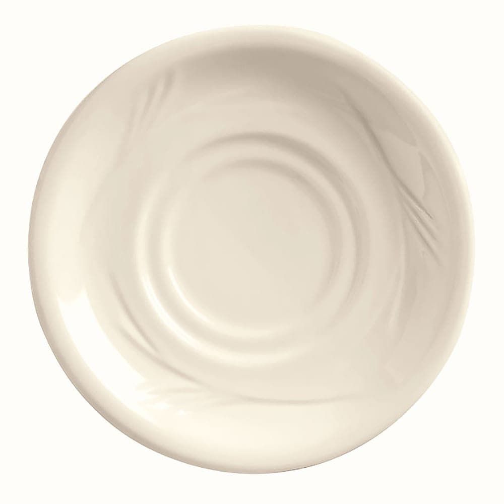 Libbey END-15 5 1/2" Round Porcelain Saucer, Endurance