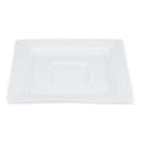 Libbey SL-2 5 7/8" Square Saucer - Well Ring, Porcelain, Slate thumbnail 3