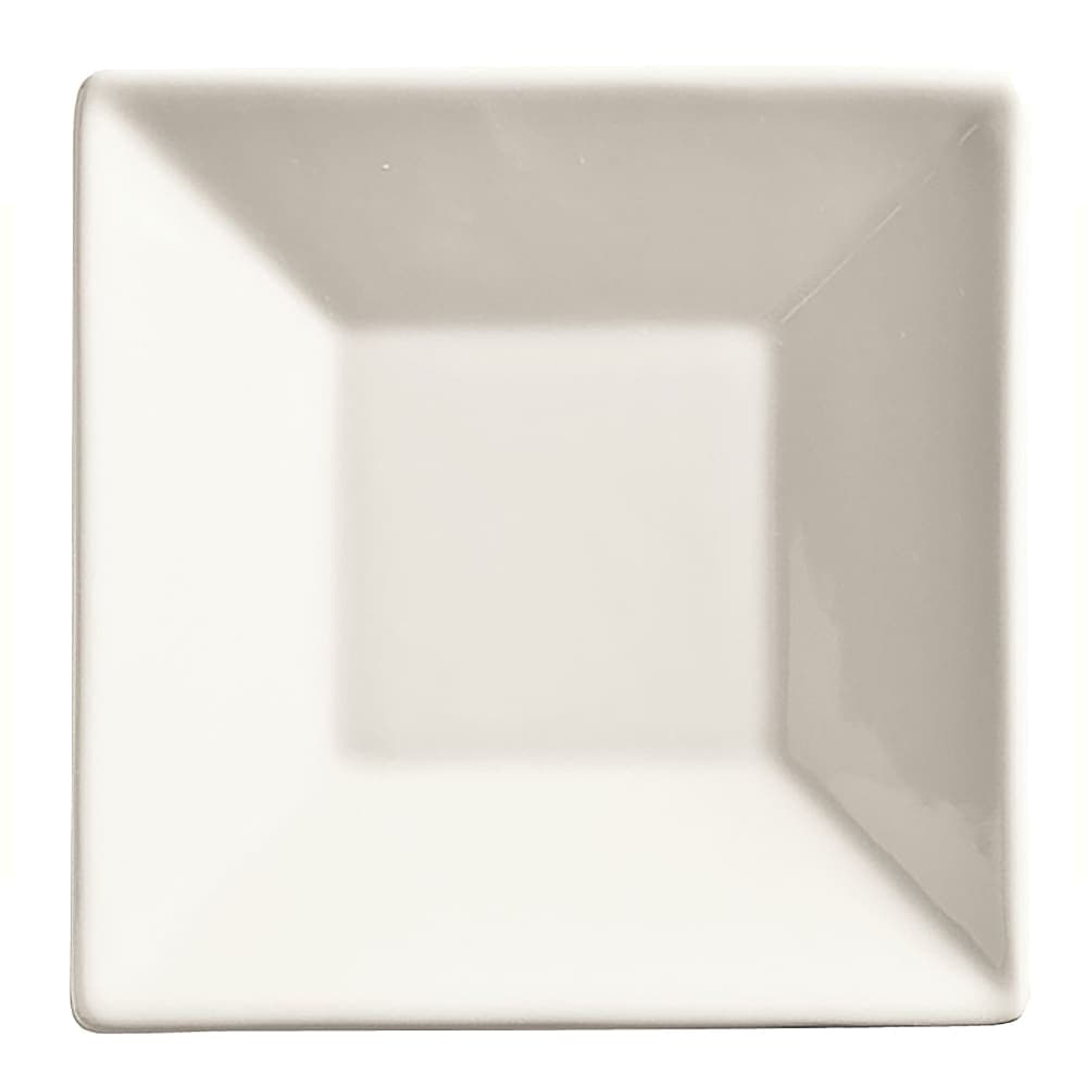 Libbey SL-31 5" Square Porcelain Saucer, Slate