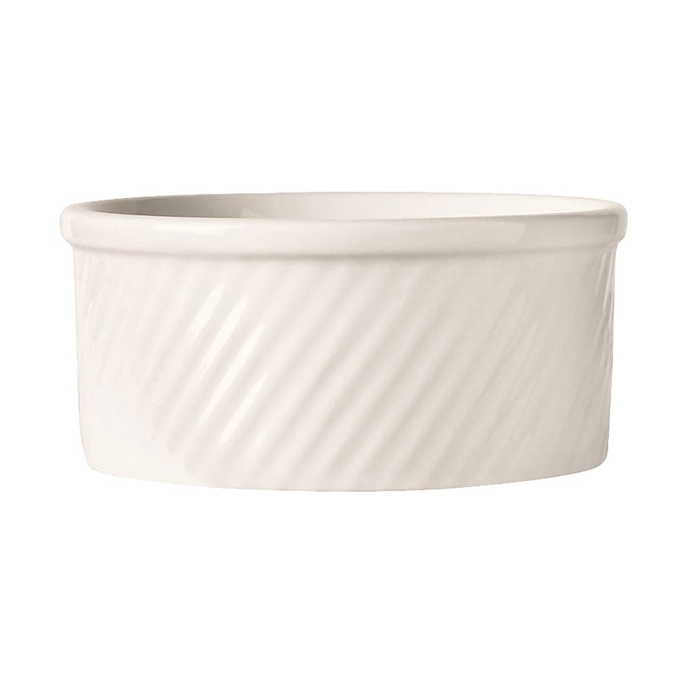 Libbey SOU-16 16 oz Round Souffle Dish, 5x2 1/4", White, Bedrock Ovenware, Ultima