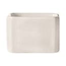 Libbey SPH-716-W Rectangular Sugar Caddy - Porcelain, Ultra Bright White thumbnail 2