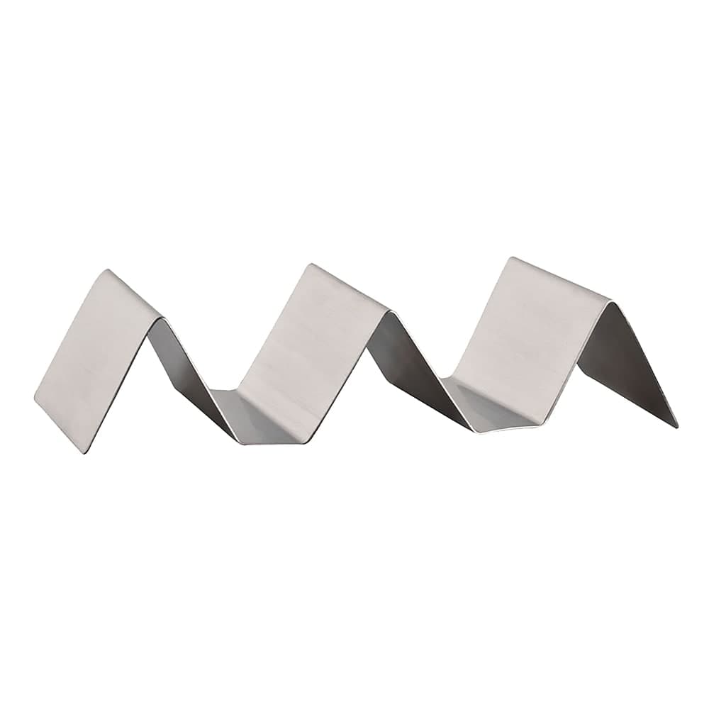 Libbey TAT-100 3 1/4" Taco Tray w/ Satin Finish - (3) Compartments, Stainless Steel