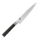 Shun Shun Classics Utility Knife, 6" Blade, D Shaped PakkaWood Handle (DM0701) thumbnail 2