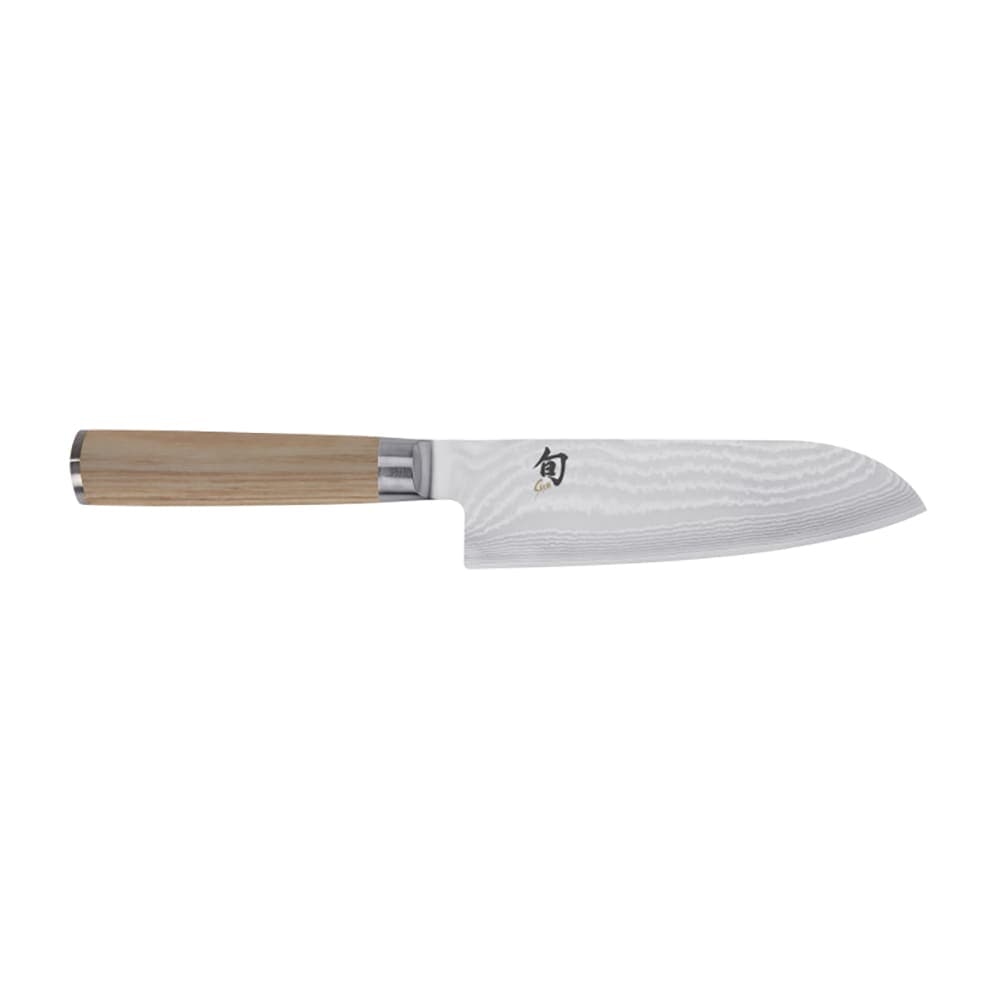 Shun 7" Santoku Knife w/ Blonde Pakkawood Handle, Stainless Steel (DM0702W)