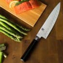 Shun Shun Classics Chef's Knife, 8" Blade, D Shaped PakkaWood Handle (DM0719) thumbnail 6