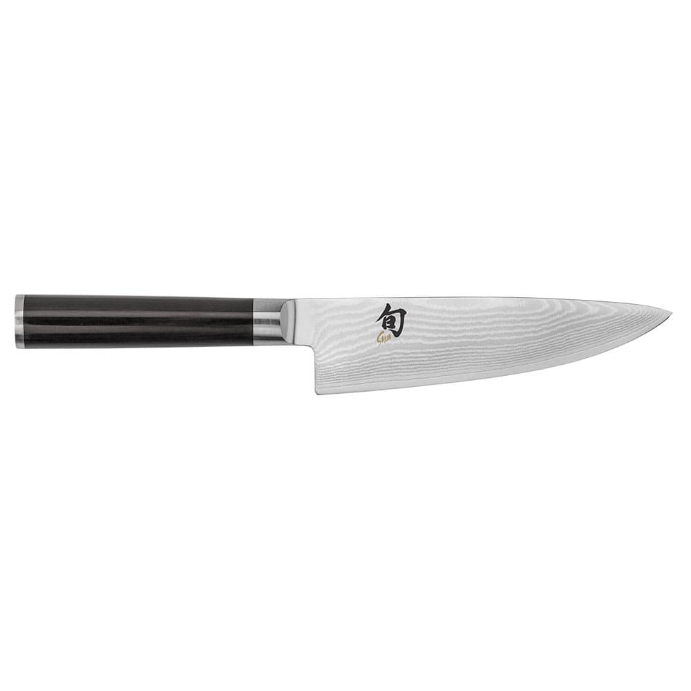 Shun Shun Classics Chef's Knife, 6" Blade, D Shaped PakkaWood Handle (DM0723)