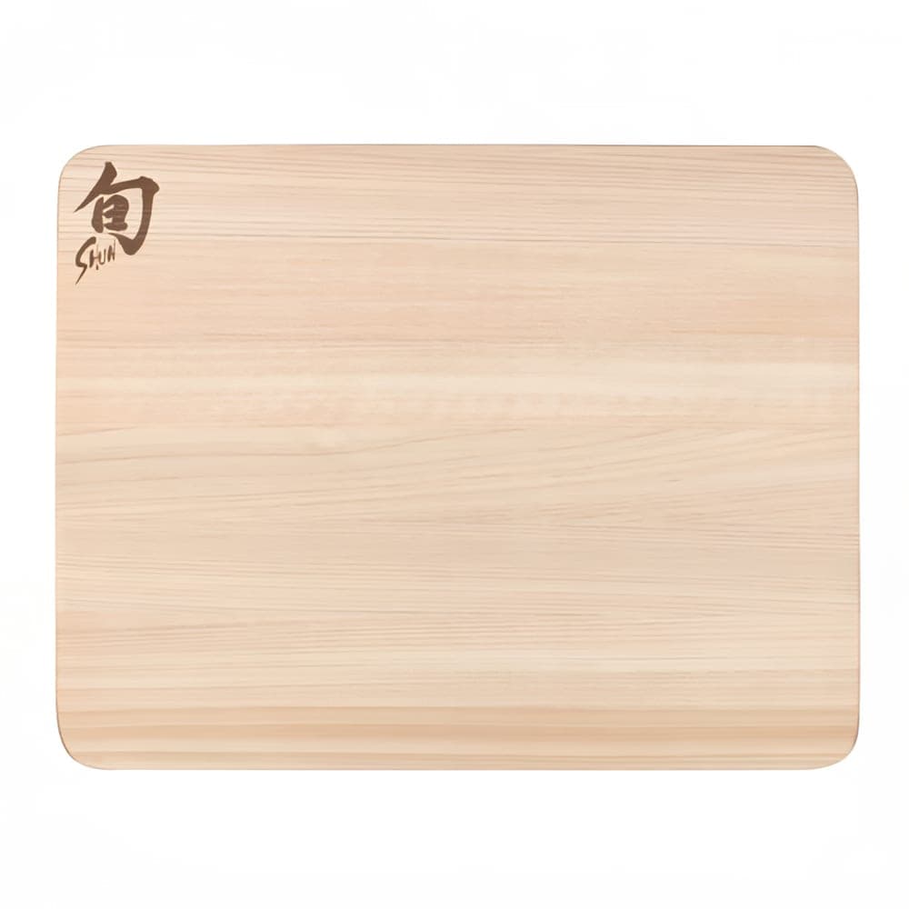 Shun Hinoki Wood Cutting Board - 10 3/4"L x 8 1/4"W (DM0814)