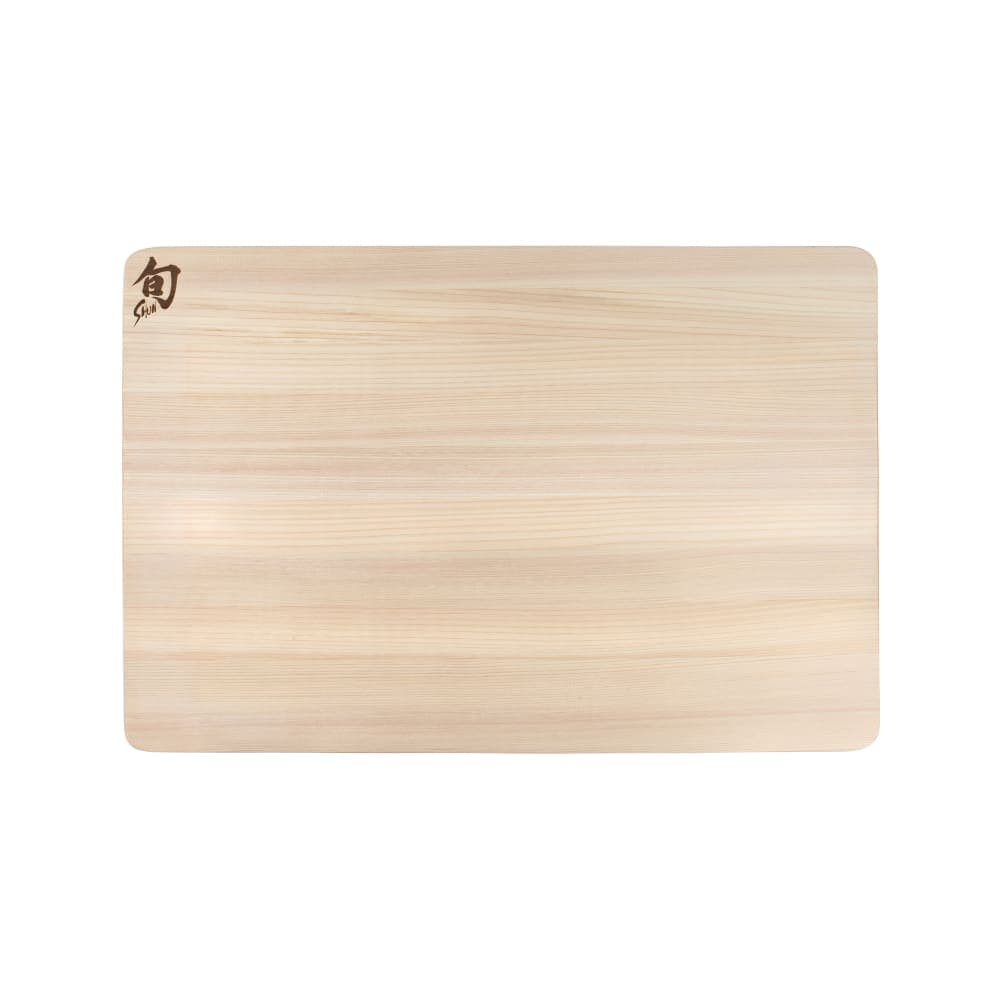 Shun Hinoki Wood Cutting Board - 17 3/4"L x 11 3/4"W (DM0817)