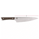 Shun 8" Chef's Knife w/ Tagayasan Wood Handle, Stainless Steel Blade (SWT0706) thumbnail 2