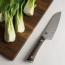 Shun 5 1/2" Santoku Knife w/ High Carbon Steel Blade & Wood Handle (SWT0727) thumbnail 4