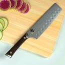 Shun 7" Hollow-Ground Nakiri Knife w/ Tagayasan Wood Handle, Stainless Steel Blade (SWT0728) thumbnail 4