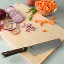 Shun 7" Hollow-Ground Nakiri Knife w/ Tagayasan Wood Handle, Stainless Steel Blade (SWT0728) thumbnail 5