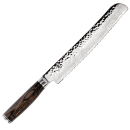 Shun Shun Premier Bread Knife, 9" Blade w/ Walnut PakkaWood Handles (TDM0705) thumbnail 2