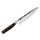 Shun Serrated Utility Knife, 6 1/2" Damascus Blade w/ Walnut Handle (TDM0722) thumbnail 5