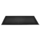 NoTrax T28S3239BL Finger Scrape Entrance Floor Mat, 2 33/50' x 3 1/4', 3/8" Thick, Black thumbnail 4