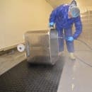 NoTrax T18S0035BL Superflow Reversible Grease Resistant Floor Mat, 3' x 5', 5/8" Thick, Black thumbnail 9