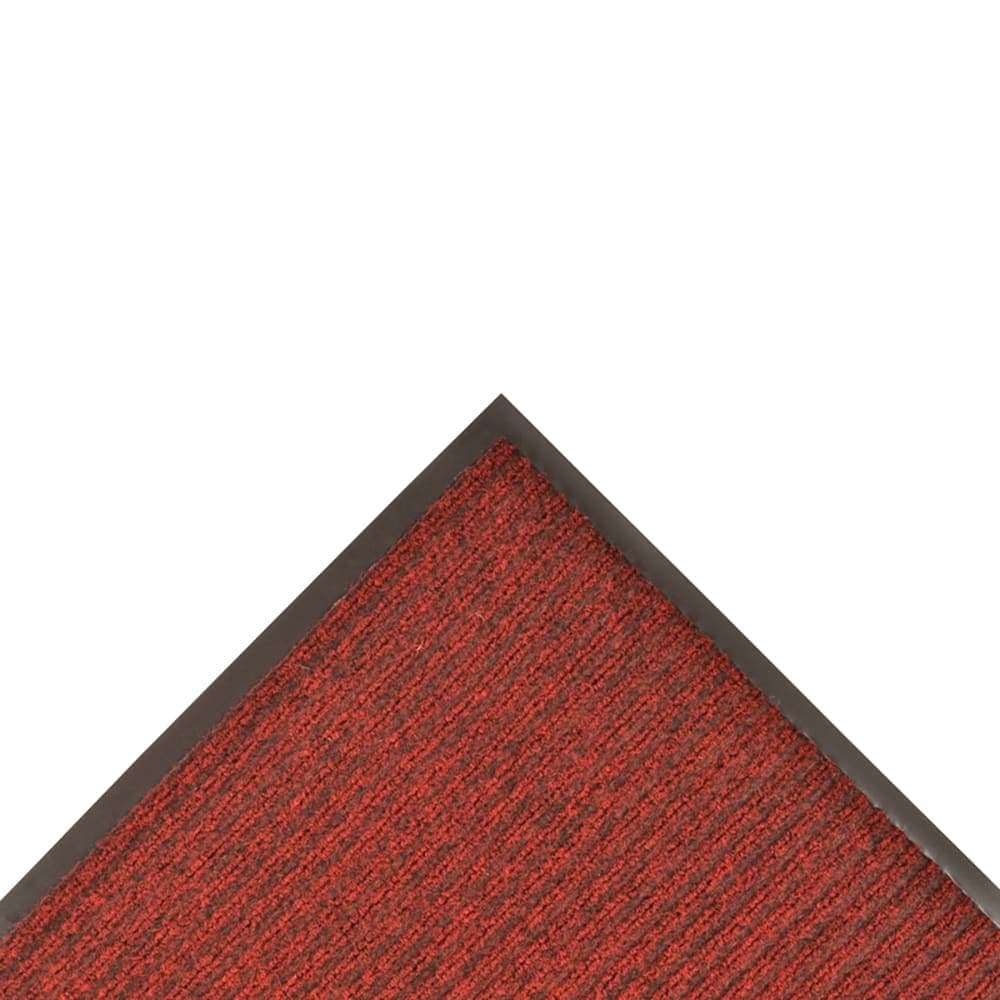 NoTrax 109R0048RB Brush Step® Entrance Scraper Floor Mat, 4' x 60', 3/8" Thick, Red