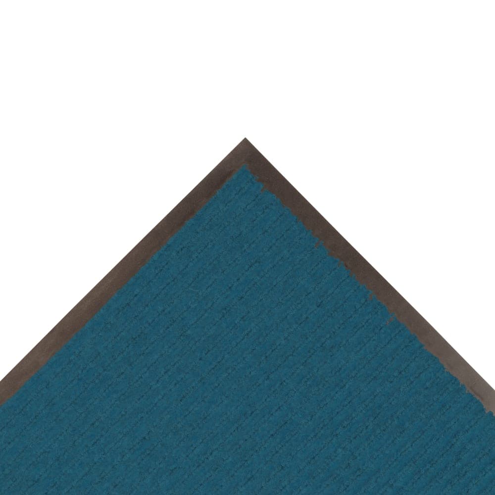 NoTrax 109S0034BU Brush Step® Entrance Scraper Floor Mat, 3' x 4', 3/8" Thick, Slate Blue