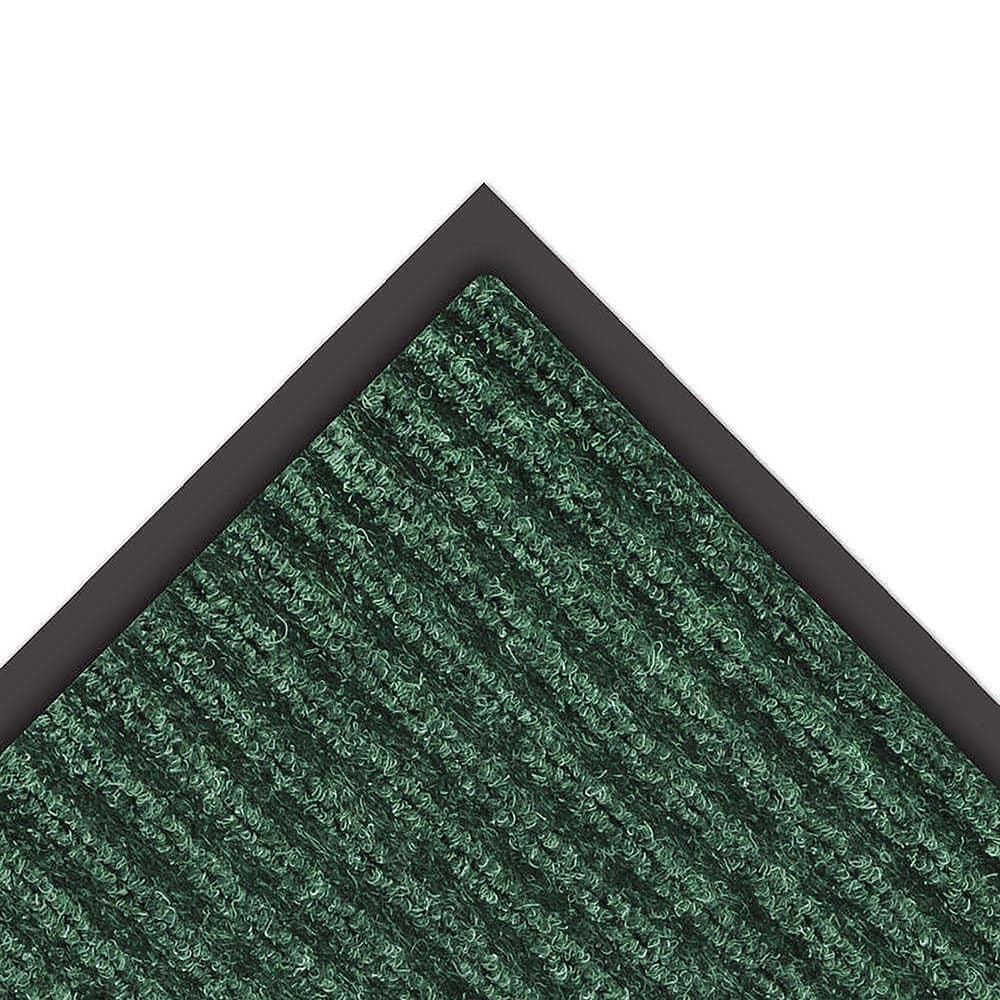 NoTrax 109S0046GN Brush Step® Entrance Scraper Floor Mat, 4' x 6', 3/8" Thick, Hunter Green