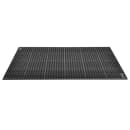NoTrax T12S3958BL San-EZE Grease Resistant Floor Mat, 3 1/4' x 4 7/8', 7/8" Thick, Black thumbnail 2