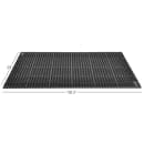 NoTrax T12S3958BL San-EZE Grease Resistant Floor Mat, 3 1/4' x 4 7/8', 7/8" Thick, Black thumbnail 3