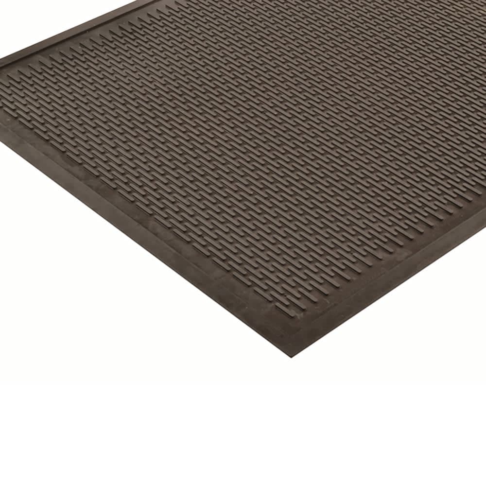 NoTrax 340S0046BL Soil Guard™ Entrance Floor Mat, 4' x 6', 1/4" Thick, Black