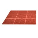 NoTrax T15S0033RD Optimat Grease-Proof Floor Mat, 3' x 3', 1/2" Thick, Red thumbnail 4