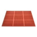 NoTrax T15S0033RD Optimat Grease-Proof Floor Mat, 3' x 3', 1/2" Thick, Red thumbnail 5