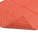 NoTrax T23S0038RD Mult-Mat II Reversible Oil Resistant Floor Mat, 3' x 8', 3/8" Thick, Red thumbnail 3