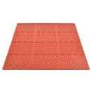 NoTrax T23S0038RD Mult-Mat II Reversible Oil Resistant Floor Mat, 3' x 8', 3/8" Thick, Red thumbnail 5