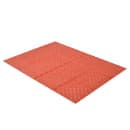 NoTrax T23S0038RD Mult-Mat II Reversible Oil Resistant Floor Mat, 3' x 8', 3/8" Thick, Red thumbnail 6