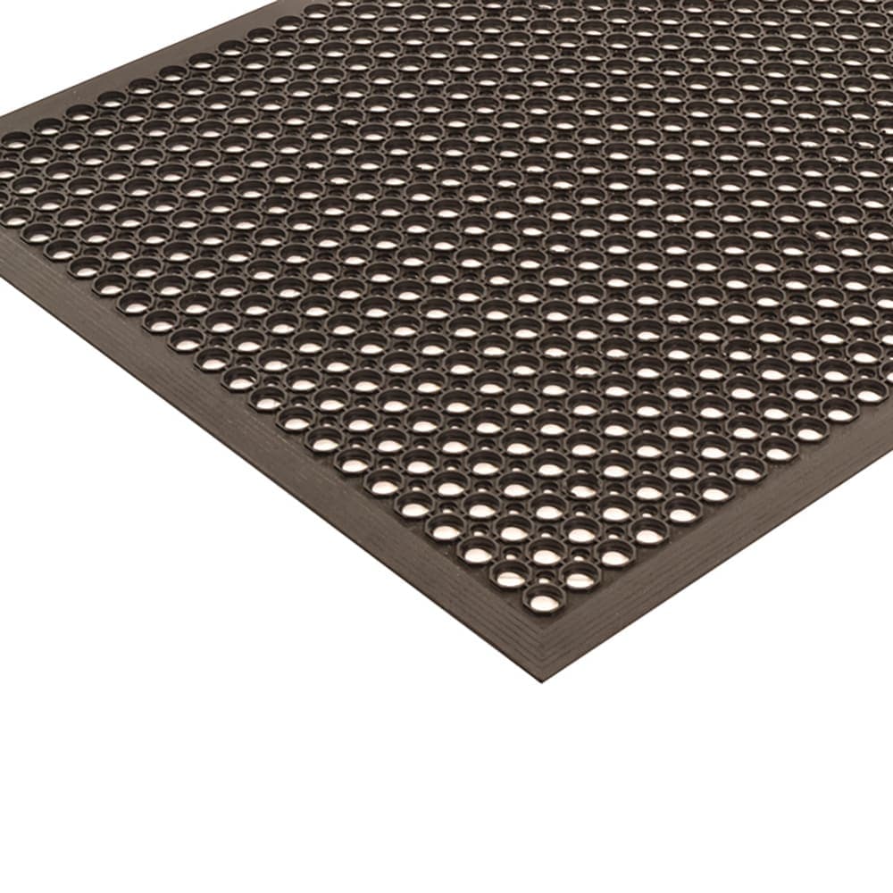 NoTrax 562S0033BL Sanitop® Grease-Resistant Floor Mat - 3' x 3', 1/2" Thick, Black