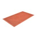 NoTrax 562S0033RD Sanitop® Grease-Resistant Floor Mat - 3' x 3', 1/2" Thick, Red thumbnail 3