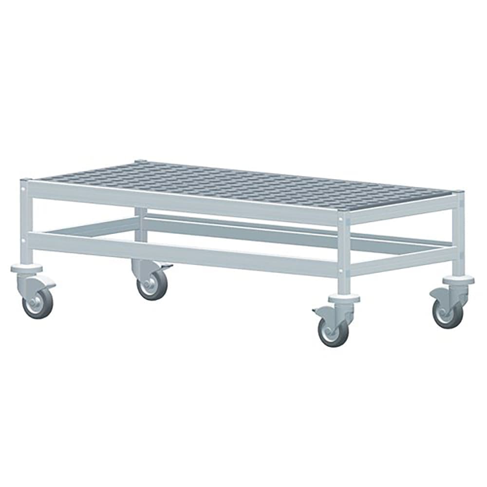 Fermod 1R26B12M 26" Fermostock® Mobile Dunnage Rack w/ 800 lb Capacity, Aluminum
