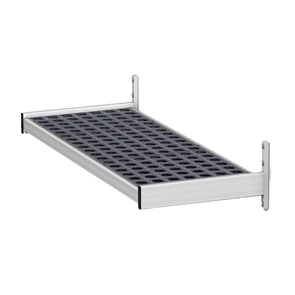 Fermod WSA26 Vented Wall Mount Shelf, 26"W x 14"D, Aluminum