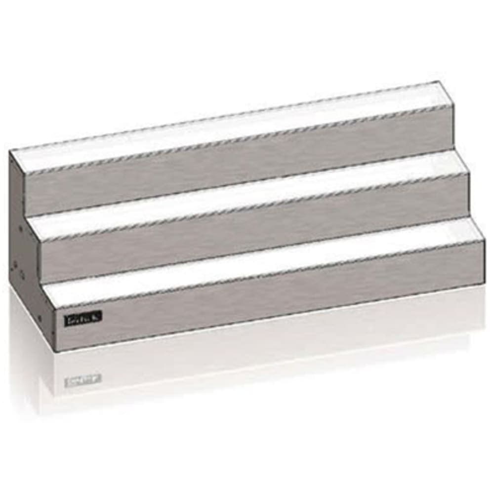 Perlick LMD3-24L 24-in Lighted Merchandise Display w/ Left End Power Cord, 3-Tier