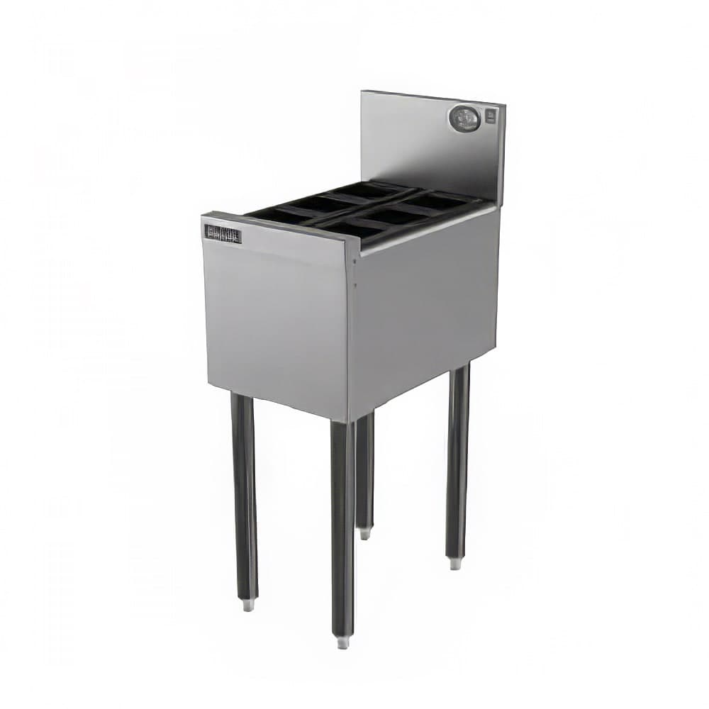 Perlick TS12U2 12 in Insulated Storage Chest w/ Legs & 6 Bottle Wells, Stainless