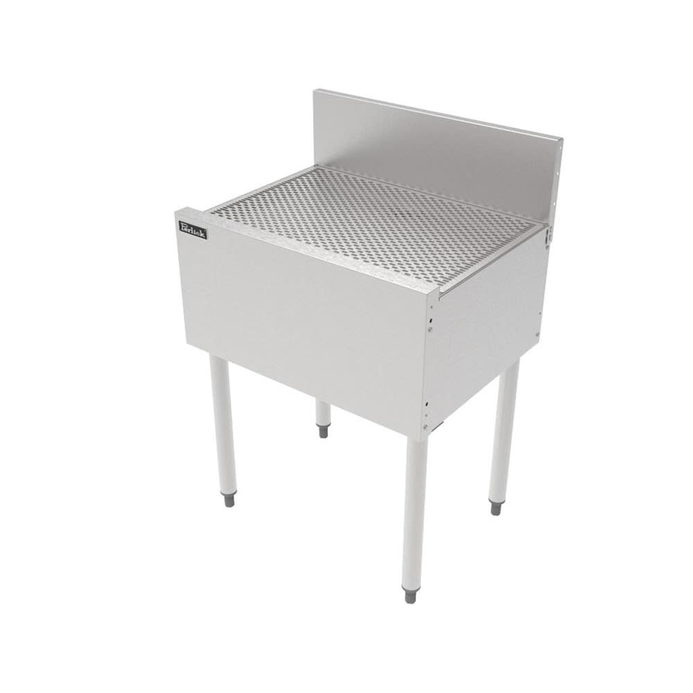 Perlick TS24DB Underbar Freestanding Drainboard - 6" Backsplash, 24" x 18 9/16"